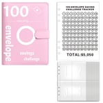 100 Envelopes Money Saving Challenge, 100 Envelope Challenge Binder, Money4963