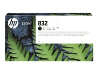 Hp 832 - 1 L - Svart - Original - Bläckpatron - För Latex 630 W, 630 W Print And Cut Plus Solution, 700, 700 W, 800, 800 W