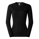 THE NORTH FACE W EASY L/S CREW NECK TNF BLACK Baselayer - Tnf Black, M