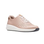 Clarks Womens/Ladies Un Rio Tie Leather Trainers - 6.5 UK