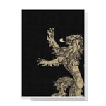 Game of Thrones House Lannister Greetings Card - Giant Card