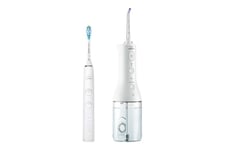 Philips Sonicare DiamondClean 9000 HX3866 - tandbørste og oral skyller-sæt - hvid