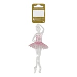 Juletrepynt Ballerina 17Cm Rosa