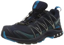 Salomon XA Pro 3D Gore-Tex Chaussures Imperméables de Trail Running pour Homme, Stabilité, Accroche, Protection longue durée, Navy Blazer, 40 2/3