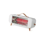 Warmlite, WL42015, Infrared Desk Heater, Ultra-Quiet, Energy Efficient, Overheat Protection, 350W, Cream