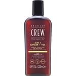 American Crew Hair care & Body 3-in-1 Ginger + Tea Shampoo, Conditioner and Wash 250 ml