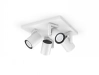 PHILIPS HUE ARGENTA PLATE/SPIRAL WHITE 4X5.7W 240V (915005762201)