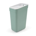 Curver Ready to Collect 100% Recycled 30L Kitchen Accessories Recycling Lift Top Bin Green Light Grey Lid