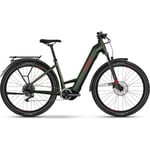 Haibike Elcykel hybrid Trekking 5 Low Olive/Red Gloss