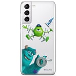 ERT GROUP Coque de téléphone Portable pour Samsung S21 Original et sous Licence Officielle Disney Motif Monsters 001 Parfaitement adapté à la Forme du téléphone Portable, partiel imprimé