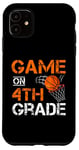 Coque pour iPhone 11 Jeux amusants sur le basket-ball de quatrième année premier jour d'école