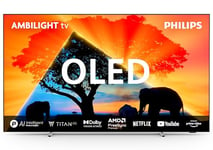 PHILIPS Ambilight 65OLED759 4K OLED Smart TV - 65 Inch Display with P5 AI Perfect Picture Engine Ultra HD, Titan OS, Dolby Vision and Dolby Atmos Sound, Works with Alexa and Google Voice Assistant