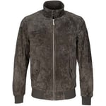 Blouson Harrington  Blouson en daim kaki