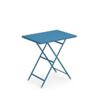 EMU - Arc en Ciel Folding Table 70 cm, Blue - Hagebord - Blå - Metall