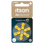 ITSON, PR230 Piles Zinc-air, Paquet de 6, idéales pour Les appareils auditifs Intra-Auriculaires et Supra-Auriculaires, Emballage sans Plastique, PR230(10) IT/6RM