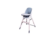 Koo-Di Tiny Taster 3 In 1 Wooden High Chair - Rain Cloud