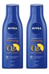 2x Nivea Q10 Firming Rich Body Lotion with Vitamin C 250ML