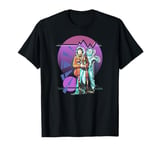 Pop Art 4th Doctor Baker Cosmic Time Travel Fan T-Shirt