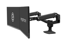 Ergotron LX Dual Side-by-Side Arm monteringssæt - Patented Constant Force Technology - for 2 LCD displays - mat sort
