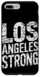 Coque pour iPhone 7 Plus/8 Plus Design typographique vieilli solide de Los Angeles