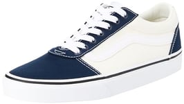 Vans Homme Ward Basket, Canvas Block Dress Blues/White, 40.5 EU