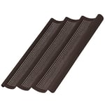 Lurch 85085 Moule à La Baguette Flexiform pour 3 pièces Silicone Marron 20 x 15 x 10 cm