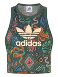 Adidas Originals Adidas X Farm Trefoil Tank Grön