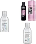 Redken, Routine Protectrice pour Cheveux Colorés, Prolonge et Sublime la Couleur, Brillance et Hydratation, Formule au pH Acide, Vitamine E et Arginine, Acidic Color Gloss