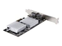 Startech.Com 2-Port 10Gbps Pcie Network Adapter Card, Network Card For Pcs/Servers, Full-Height/Low-Profile Pcie Ethernet Card W/Jumbo Frames, Nic/Lan Interface Card - Marvell Aqc113cs Chipset, Pxe Boot (St10gspexndp2) - Nettverksadapter - Pcie 3.0