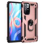 Xiaomi Poco M4 Pro 5G Military Armour Ring Case RoseGold