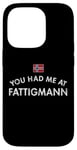 Coque pour iPhone 14 Pro Fattigmann Norway Norvège Biscuit Noeud Frit Noël