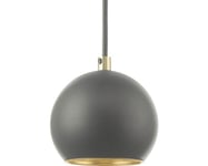 Fönsterlampa ORIVA Globe svart