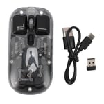 Wireless Gaming Mouse PC Transparent Shell Mini Ergonomic Rechargeable Mouse