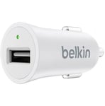 Belkin F8M730 Car Charger, strömadapter från cigguttag till USB - Vit