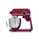 Zyle ZY01RSM Red & Silver Stainless Steel Multifunctional Electric Stand Mixer