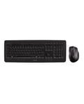 CHERRY DW 5100 clavier Souris incluse RF sans fil AZERTY Belge Noir