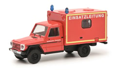 Schuco Mercedes-Benz G, Modellbrandbil, 1:87, Mercedes-Benz G Boxtruck, Pojke, 1 Styck, Orange