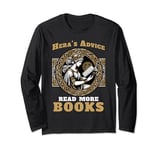 Hera Greek Goddess Book Literature Lover Funny Bookish Long Sleeve T-Shirt