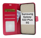 Crazy Horse Wallet Samsung Galaxy S22 Plus 5G (SM-S906B/DS) (Hotpink)