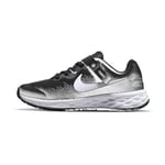 Nike Revolution 6 FlyEase Big Kids' BLACK/WHITE-DK SMOKE GREY, storlek 35½