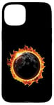 Coque pour iPhone 15 Plus Eclipse Art Graphic Moon Solar Sun Merch Design