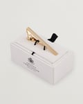 Amanda Christensen Ribbed Tie Clip Gold