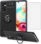 Compatible Avec Samsung Galaxy A32 5g 2021 65 Pouces Et Coque De Protection D'écran En Verre Trempé Avec Anneau De Support Gaxaly M32 G5 Galaxies A 32 32 A S32 Sma326u A326u Unisexe Noir