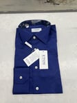 ETON Blue Fine Twill Stretch Details Shirt 15.5” Slim Fit (Medium) -  Free Post