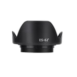 New ES-62II Camera DSLR Lens Hood For 50mm F/1.8 II With Lenses Cap