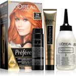 L’Oréal Paris Préférence hiusväri sävy 7.4 Mango Copper 1 kpl