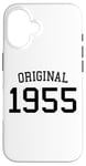 Coque pour iPhone 16 Original 1955, 70 ans, pour homme et femme, 70e anniversaire