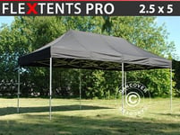 Quick-up telt FleXtents PRO 2,5x5m Svart