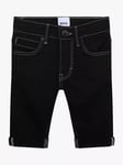 BOSS Baby Turn Up Denim Trousers, Black