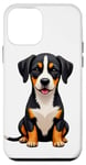 Coque pour iPhone 12 mini Chiot mignon, chien de montagne suisse, adorable chien